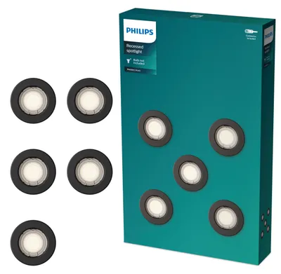 Zdjęcie produktu dla Philips 8721103037152, LED, 220-240 V, Czarny