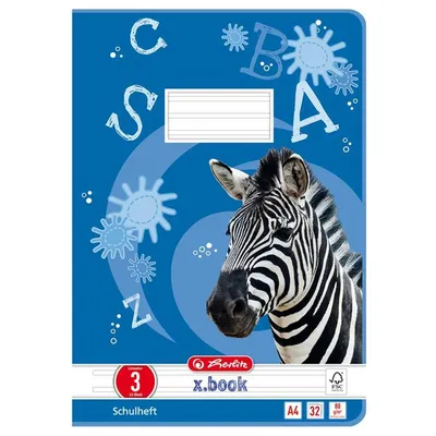 Produktbild von herlitz Schulheft x.book DIN A4 Lineatur 3 / liniert
