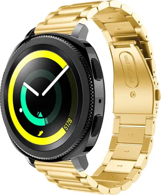 Produktbild von Strap-it Samsung Gear Sport Gliederarmband (Gold)