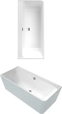 Produktbild von Villeroy & Boch VB Collaro Badewanne 1800x800 mm Eckausführung li, CoD, Chrome weiß alpin