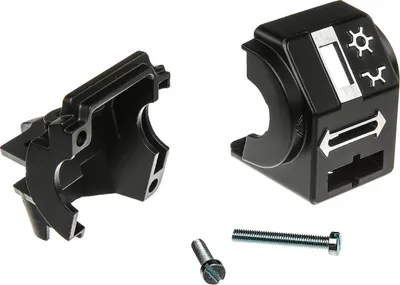 Produktbild von Gehäusehälfte hinten + vorn mit Klemmschrauben - Simson S51, S70, S53, S83, SR50, SR80