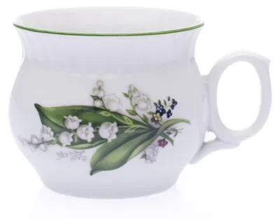 Zdjęcie produktu dla Filiżanka Darume, 0,29 l, Český porcelán, motyw konwalii