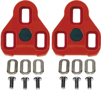 Immagine prodotto di Exustar, Pedali, tacchette, E-Arc10, rosso, plastica, compatibile Look Keo + Eps-R, libertà di movimento 7 gradi