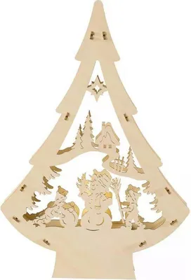 Produktbild von LED-Lichterbaum Schneemann mit warmweißer Beleuchtung und Timer BxHxT 20,5x30x4cm NEU