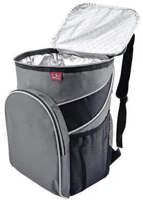 Kühltasche 20 L, 28x21x38 cm, Aluminiumfolie, Schwarz