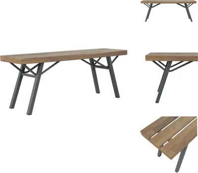 Produktbild von vidaXL Gartenbank 120 cm Massivholz Akazie - Gartenbänke