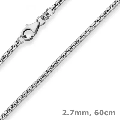 2-7mm-Veneziakette-rund-aus-925-Silber-rhodiniert-60cm