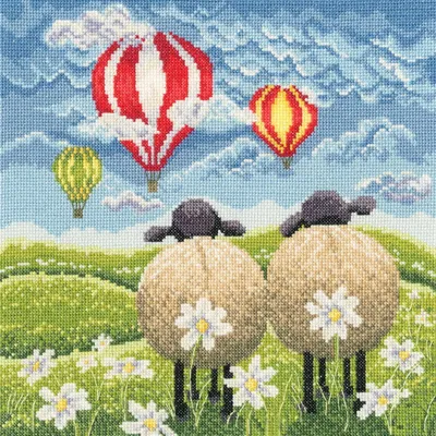 Immagine prodotto di Set per punto croce Bothy Threads "A cheeky escape", schema contato, XLP5, 26x26cm