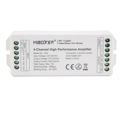 Produktbild von MiBoxer Signal Repeater Verstärker PA4 12-24V 4 Kanal bis 15A