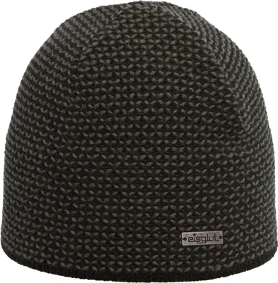 Eisglut Strickmütze Zacg XL mit Innen-Fleece in schwarz