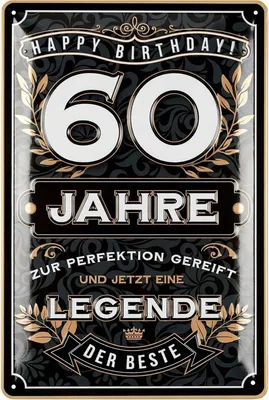 Imagen del producto de Letrero de metal retro, diseño divertido, 20 x 30 cm, ideal para decoración de cumpleaños