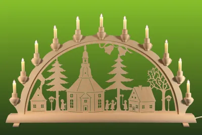 Produktbild von Schlick & Türk Lichterbogen Seiffener Kirche