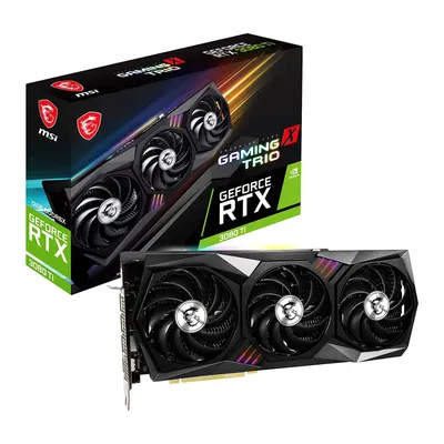 Produktbild von MSI GAMING GeForce RTX 3080 Ti X TRIO 12G, GeForce RTX 3080 Ti, 12 GB, GDDR6X, 384 Bit, 7680 x 4320 Pixel, PCI Express 4.0