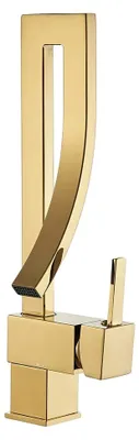 Immagine prodotto di Miscelatore per lavabo, montaggio a soffitto, design monocomando, oro  B