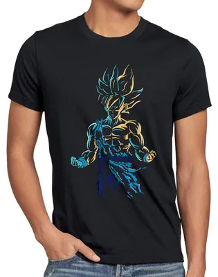 Produktbild von BaumwolleCloud Goku Evolution Herren T-Shirt dragon anime manga saiyajin