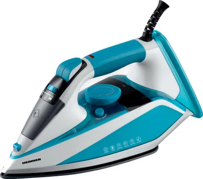 Obrázek produktu pro Heinner HSI-2400LGR, Suché i parní žehlení, Keramická žehlicí plocha, Zelená, Bílá, 0,35 l, 2400 W, 119 mm