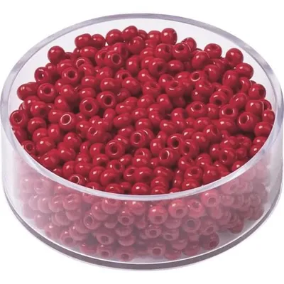 Produktbild von KNORR PRANDELL 213104150 Böhmische Rocailles Ø 25 mm Glas rot