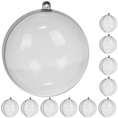 Produktbild von Transparente Kugeln 10 cm, 10er-Set Ruhhy 22277