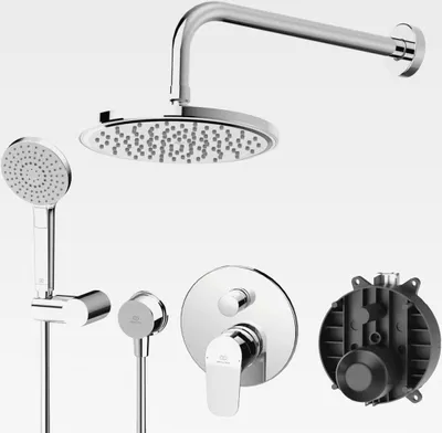 Produktbild von Ceraflex Brauseset mit Spenderanschluss, verchromt