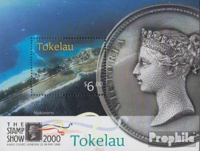 Produktbild von Briefmarken Tokelau 2000 Mi Block21 (kompl.Ausg.) postfrisch Briefmarkenausstellung