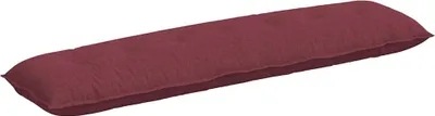 Image de vidaXL Coussin de dossier vin rouge 200 x 19 x 50 cm Tissu