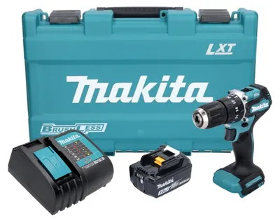 Produktbild von Makita DHP 487 SF1K Akku Schlagbohrschrauber 18 V 40 Nm Brushless + 1x Akku 3,0 Ah + Ladegerät + Koffer