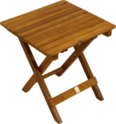 Produktbild von DEGAMO Beistelltisch Klapptisch Holztisch Kaffeetisch MARA 38x38cm, Akazie geölt