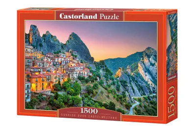 Obrázek produktu pro Puzzle 1500 dílků Východ slunce nad Castelmezzano 151912