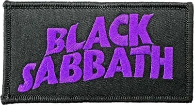 Produktbild von Black Sabbath Wavy Logo Aufbügler