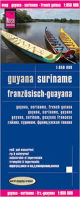 Obrázok produktu pre Mapa Guyana, Surinam, Francúzska Guyana (1:850 000)