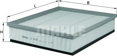 Produktbild von Luftfilter KNECHT LX 3139 für VW Amarok Pickup (2HA, 2HB, S1B, S6B, S7A, S7B) Filtereinsatz