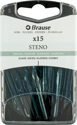 Produktbild von Brause Schachtel mit 15 Stenofedern 150361B