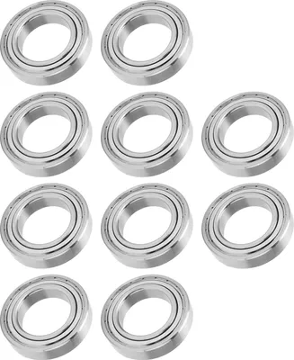Image de 10 mini roulements à billes en acier inoxydable pour applications à grande vitesse, fournitures industrielles S6009ZZ 75x45x16mm