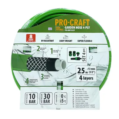 Image de Tuyau d'arrosage vert Procraft PR-4GH1325F