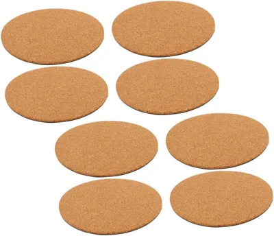 Produktbild von 4 Stück Korkuntersetzer für Pflanzen