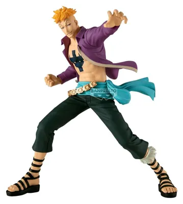 Image de Figurine Banpresto One Piece Battle Record, Marco le Phénix, 14 cm