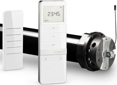 Produktbild von Profi-Set | PR5 20/15-60 inkl. Funk-Timer Exquisit Handsender | 20Nm = Zugkraft bis 50Kg | 60mm Achtkant Welle | Rolladenmotor, Rolladenantrieb