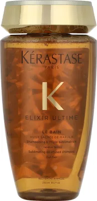 Immagine prodotto di Kerastase Elixir Ultime Shampoo, Shampoo per capelli arricchito con olio di marula, 250ml