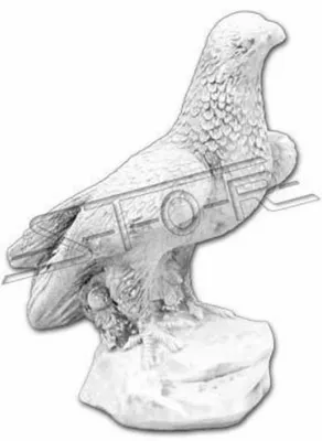 Zdjęcie produktu dla Dekoracja ogrodowa Orzeł Statua Rzeźba Figury Rzeźby Projektant Figura 193