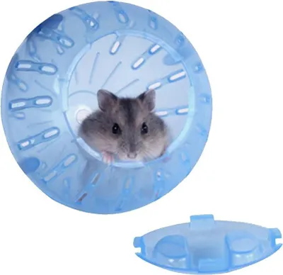 Produktbild von 10 cm Hamsterball Übungsball - Kunststoff - Ausgehöhlt - Laufrad - Joggingrad - Hamsterspielzeug