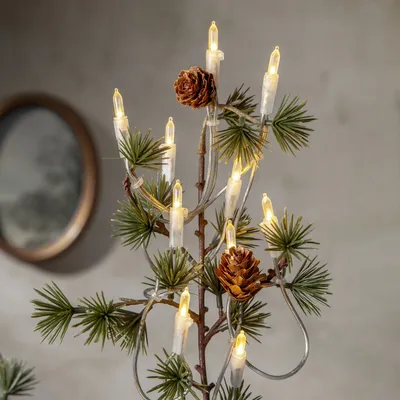 LED Lichterkette Pisello - Weihnachtslichterkette - 35 warmweiße LED - L: 5,1m - für Innen