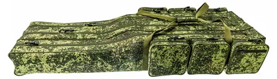 Image de Suretti Étui à cannes à trois compartiments Camo - 145cm