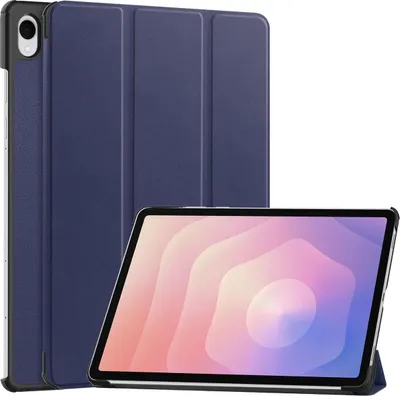 Produktbild von Schutzhülle für Galaxy Tab S11, Bizon Case Tab Croc, Dunkelblau