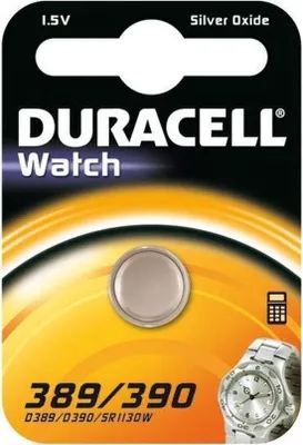 Produktbild von Duracell 389/390, Einwegbatterie, Siler-Oxid (S), 1,5 V, 1 Stück(e), Silber, 121 mm