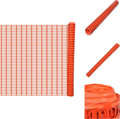 Produktbild von vidaXL Absperrzaun 50 m Orange - Zaunfelder