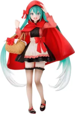 Produktbild von Taito Prize Hatsune Miku Rotkäppchen Pvc-statue Wonderland 18 Cm Rot  Rot One Size