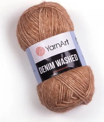 Produktbild von Yarn Art Denim Washed 926 Milky Brown Strickgarn