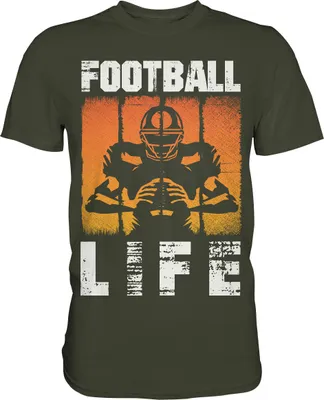 Produktbild von American Football T-Shirt – Urban Khaki / S