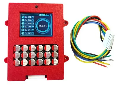 Obrázek produktu pro Vyvažovač baterií, kompatibilní s lithiovými bateriemi, automatická ochrana proti podpětí, 6S vyvažovač NCM LFP