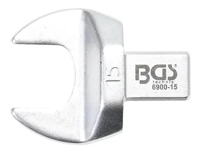 Image de BGS Clé à fourche 15 mm Logement 9 x 12 mm - 6900-15